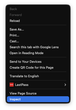 Browser Inspect