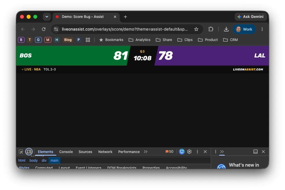 Scorebug Tweak